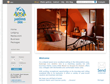 Tablet Screenshot of lesjardinsinn.com